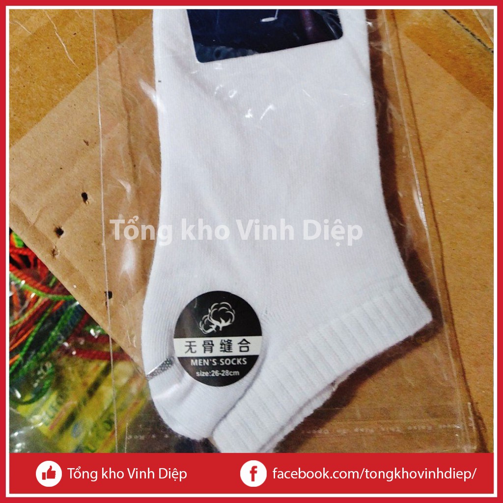 1 đôi tất vớ nam cổ ngắn kháng khuẩn chống hôi chân