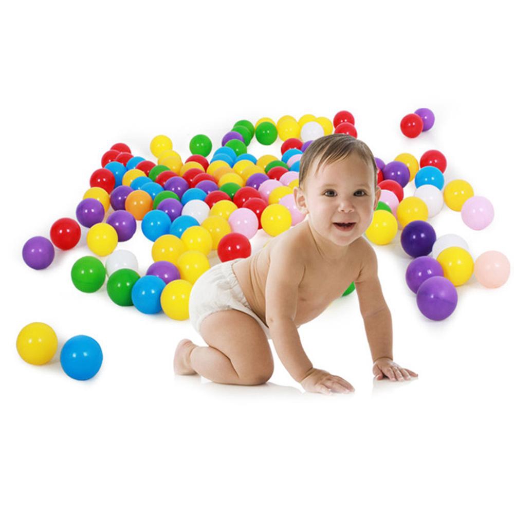 Đồ chơi cho bé bóng banh nhựa ❤️100 trái màu trộn lẫn❤️ cho nhà bóng lều chơi trẻ em mã 50060