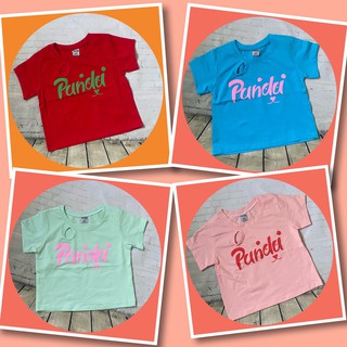 Áo thun croptop bé gái từ 21kg - 30kg dễ thương