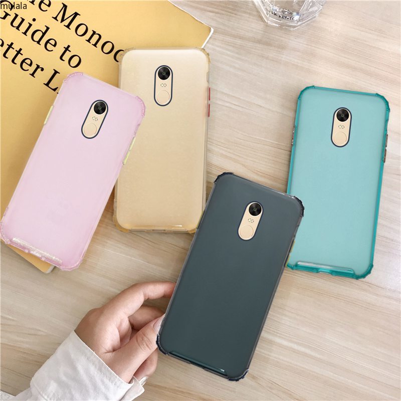 Xiaomi Redmi Note 4 4X 5 5A 6 7 8 9 9S 10 CC9 8T Pro MAX Prime Golden solid color Shockproof Soft Silicon Case Cover