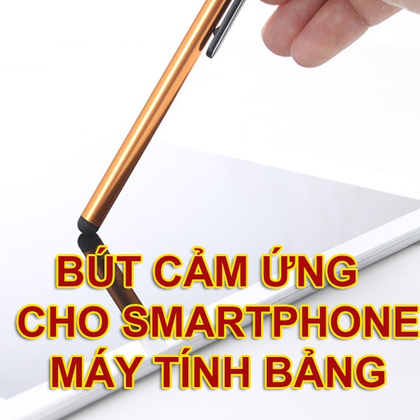 Bút cảm ứng - Viết cảm ứng dành cho điện thoại , ipad siêu bền , siêu nét có khuy cài tiện lợi - Màu ngẫu nhiên