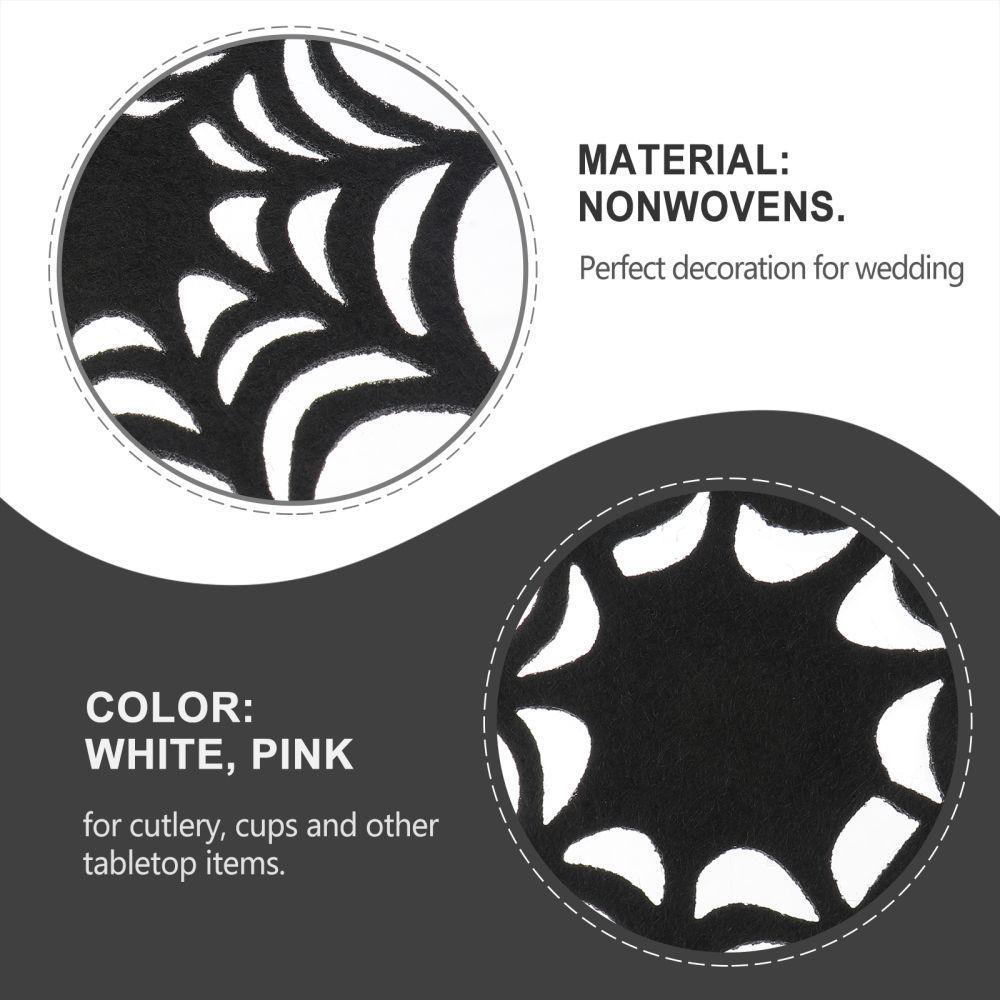 CONOPERY Set 10 / 20 Tấm Lót Bàn Ăn Họa Tiết Halloween Độc Đáo