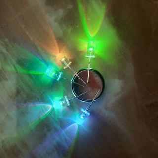 led 7 mầu 5mm nhấp nháy 1 bóng