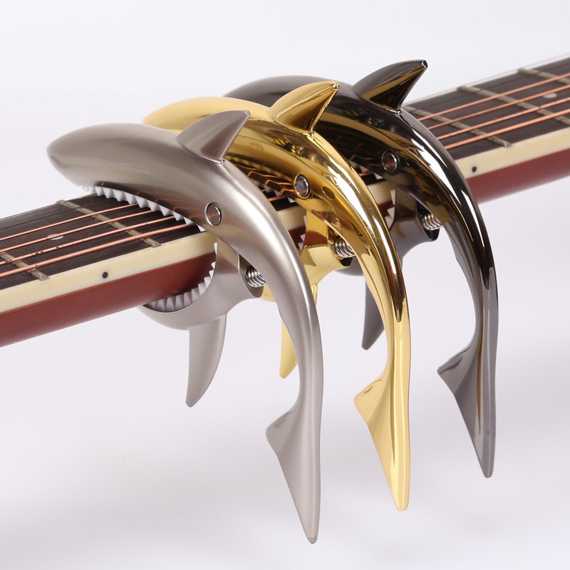 Capo Cá Mập Guitar - Shark Capo Guitar - Mint Guitar Instrument