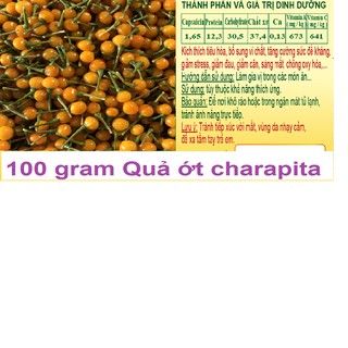 100 gram Quả Ớt Charapita-peru (tặng gói 40H hạt gióng)