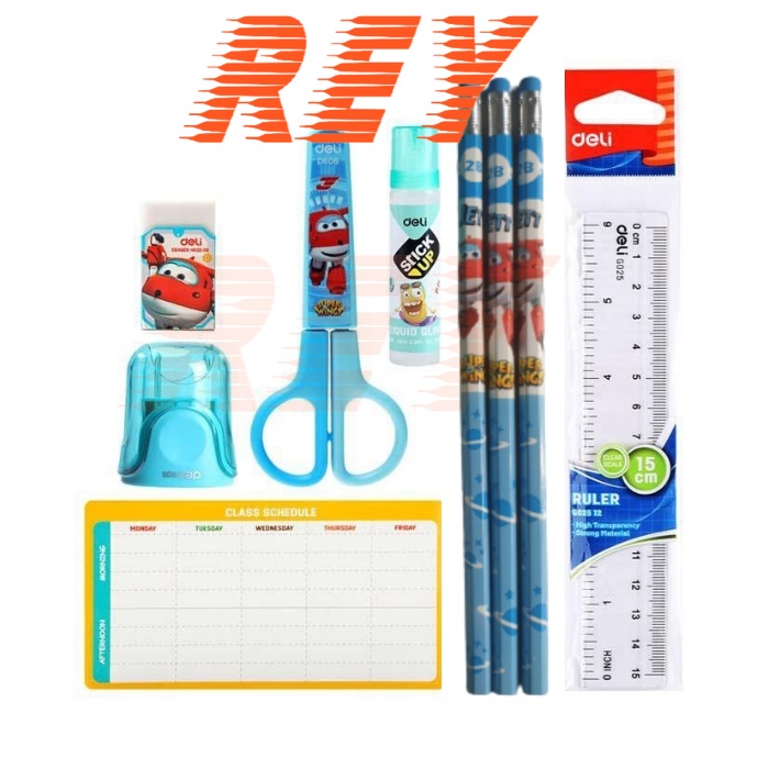 Bộ dụng cụ học tập Deli gồm 8 sản phẩm  H451