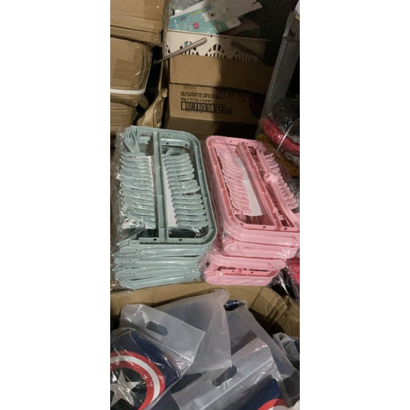 Móc Trùm Nhựa 32 Kẹp Phơi Đồ Cho Bé