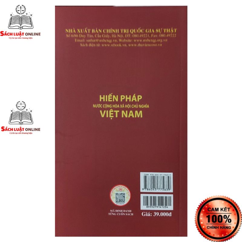 Sách - Hiến Pháp (NXB Chính trị quốc gia Sự thật)