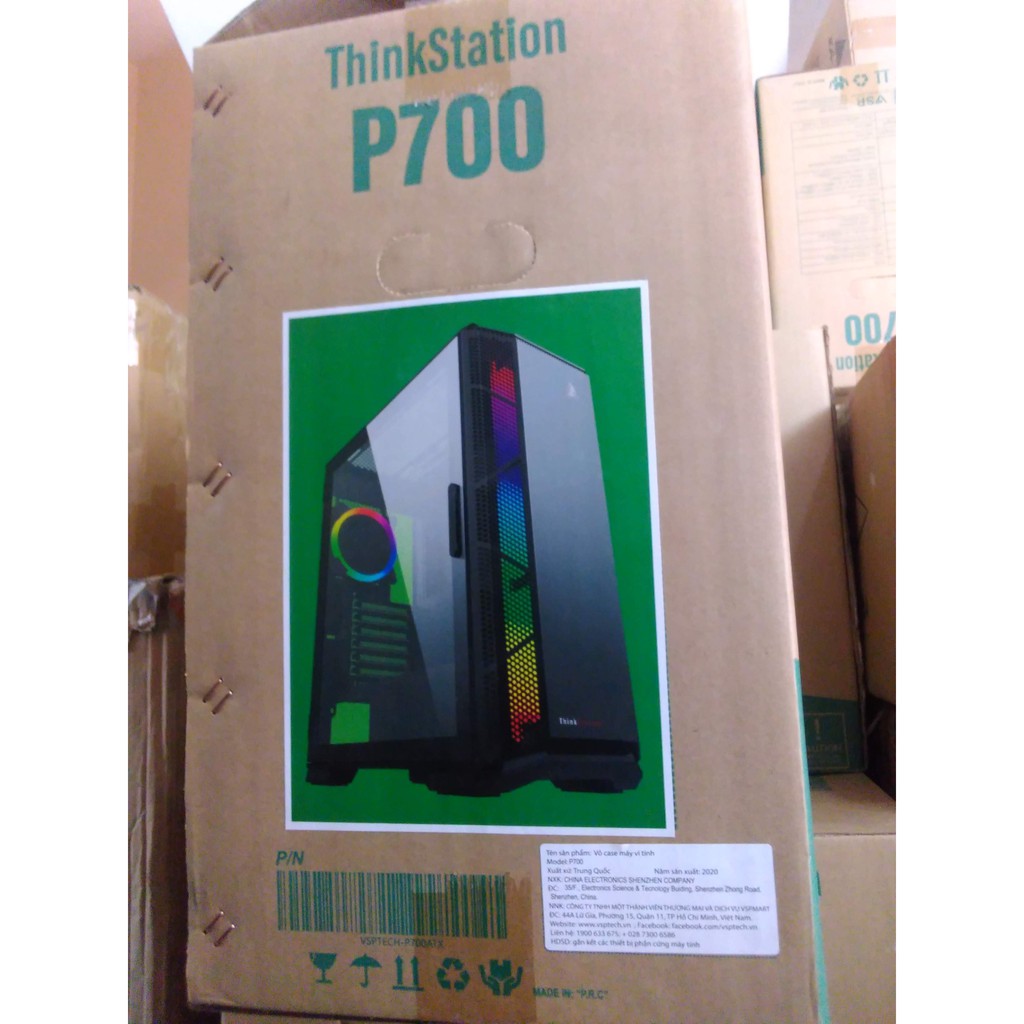 Vỏ case máy tính VSPTECH thinkstation p700 for gaming and workstation, hàng mới chính hãng 100%