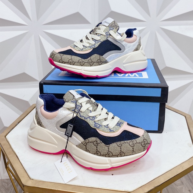 Giày thể thao sneaker gc đế hồng phản quang spsl fullbox bill túi giấy