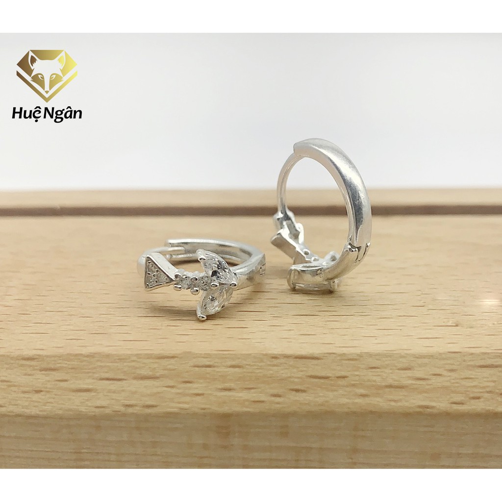 [Mã LT50 giảm 50k đơn 250k] Bông tai bạc Ý 925 Huệ Ngân - Cánh én mùa xuân RYE140576