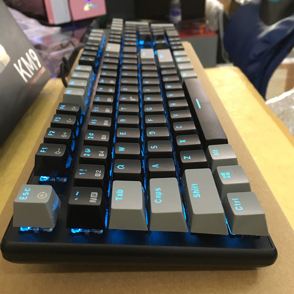 Bàn phím cơ BJX KM9 Fullsize kèm đậy chống bụi | BigBuy360 - bigbuy360.vn