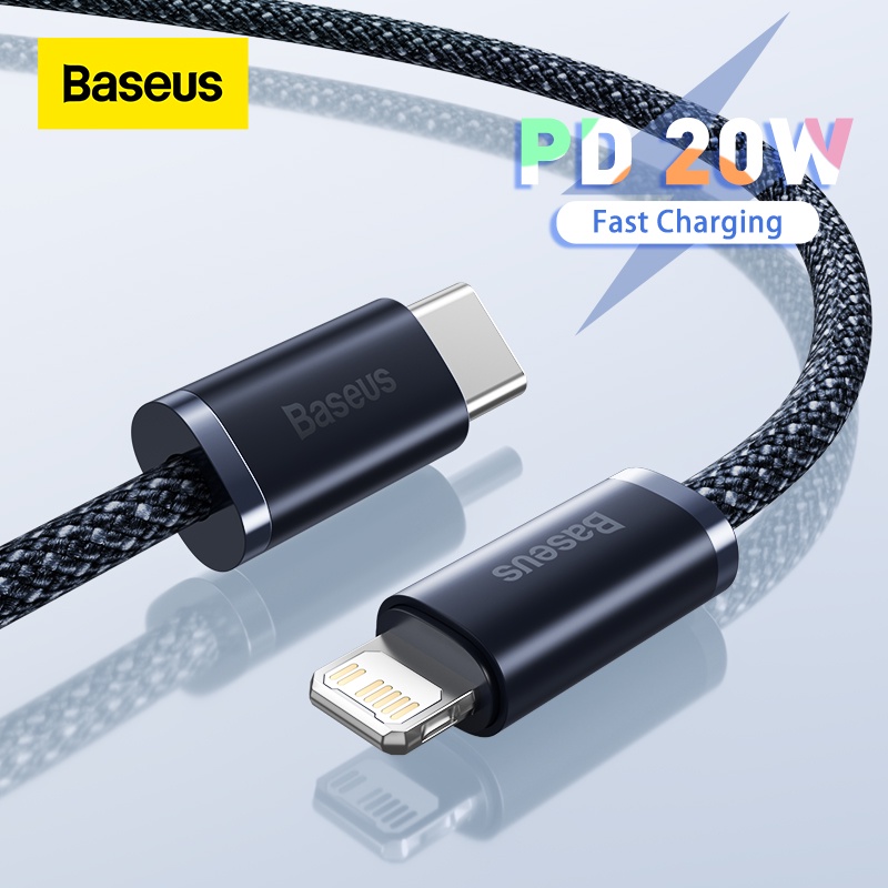 [ PD 20W / 18W ] Dây cáp sạc / đồng bộ dữ liệu Baseus PD 20W /18W cổng USB C to Lightning cho iPhone 11 Pro