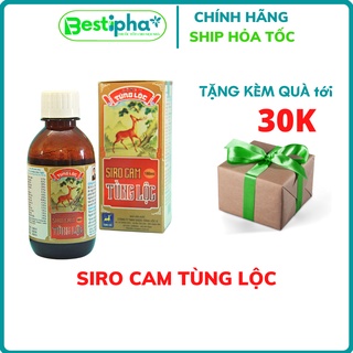 Siro cam tùng lộc giúp trẻ ăn ngon chai 180ml