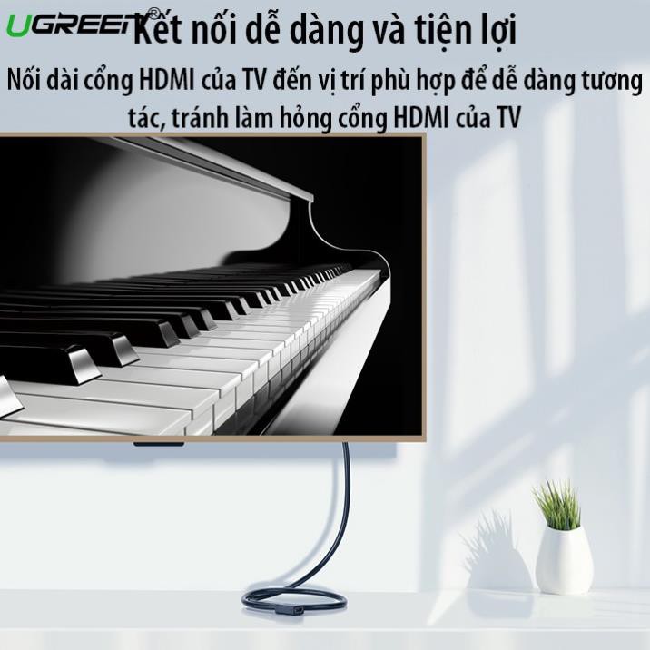 Cáp nối dài HDMI Ugreen HD107 hỗ trợ 4K 2K chính hãng - Hapustore