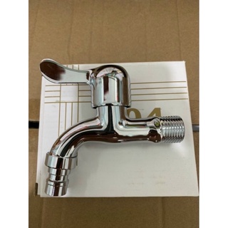 Vòi hồ nước inox 304 van tay đúc gạt đánh bóng phi 21