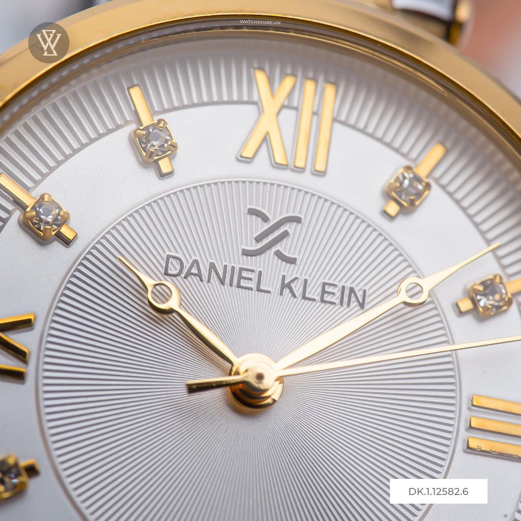 Đồng Hồ Quartz Nữ Daniel Klein WATCHSTORE DK.1.12582.6 Mặt Kính Khoáng 34mm, Dây Kim Loại, Vỏ Thép Không Gỉ