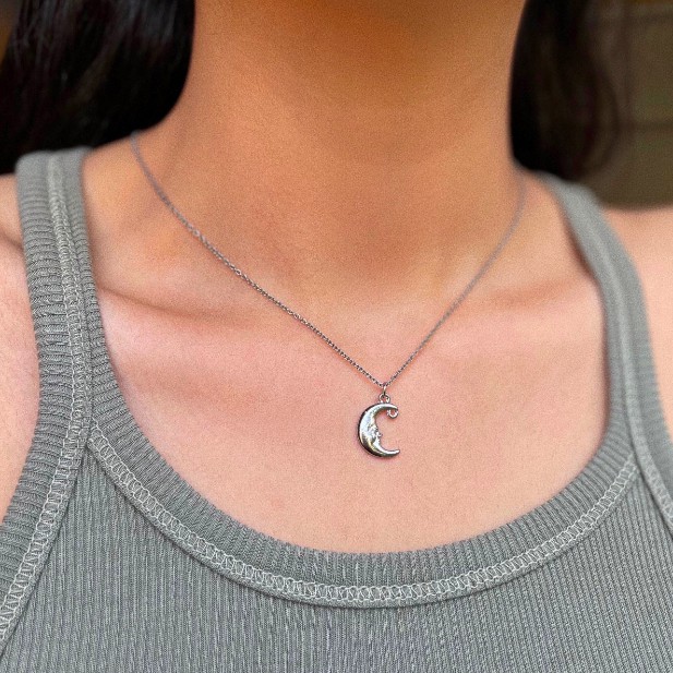 Dây Chuyền Mặt Trăng Nhỏ