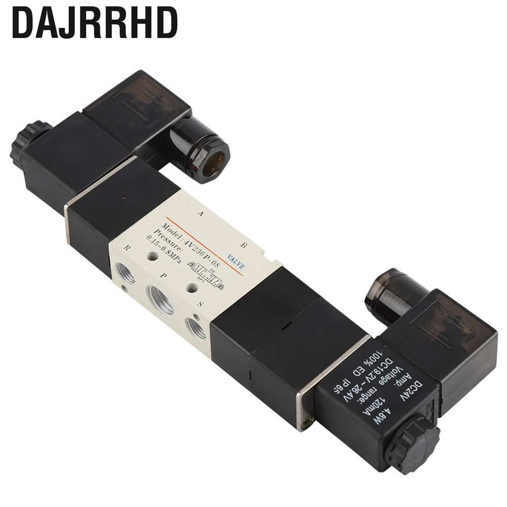 Van Điện Từ 5 Chiều Dc 24v Bsp 1 / 4 Normally 3 Vị Trí 0.15-0.8mpa 4v230 -P 08