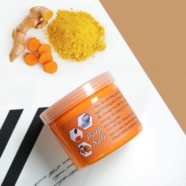 Muối nghệ tẩy tế bào chết HM Cosmetic