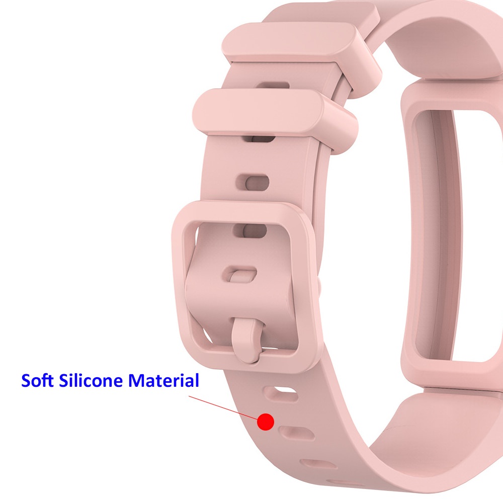 Dây Đeo Silicon Mềm Thay Thế Cho Đồng Hồ Thông Minh Fitbit Ace 3 / Inspire 2 / Ace 3