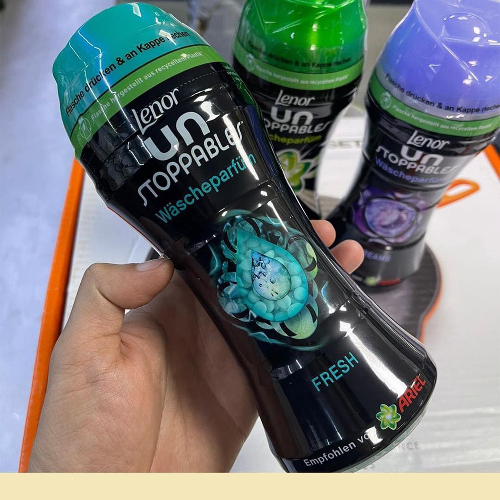 Viên Giặt Xả Quần Áo Khô Hương Nước Hoa Lenor 210g Làm Mềm Vải Và Lưu Hương Lâu Hàng Đức Chính Hãng