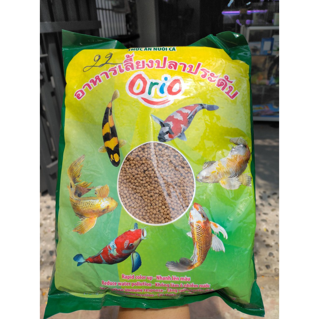 Cám cá cảnh ORIO hạt vàng 1li , 1,5 li , 3li - Túi 500gr