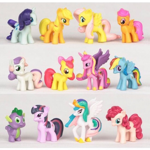 Set 12 bạn ngựa Pony xinh đẹp