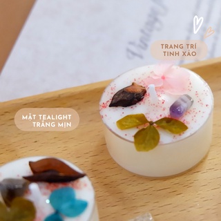 Combo 4 viên nến thơm Tealight nến Đá