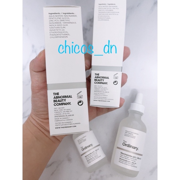 Serum Niacinamide 10% + Zinc 1% của The Ordinary 30ml / 60ml