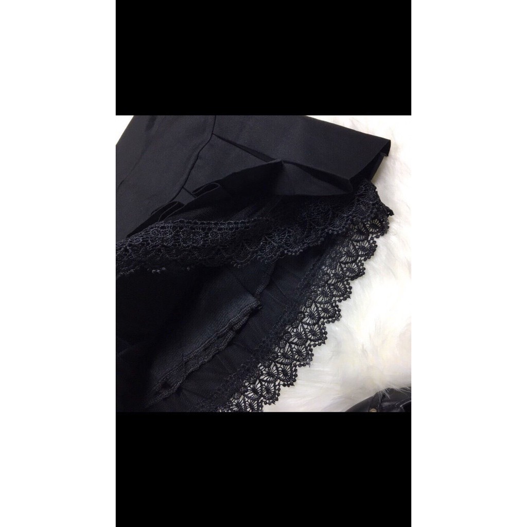 CHÂN VÁY XẾP LY REN GẤU | BigBuy360 - bigbuy360.vn