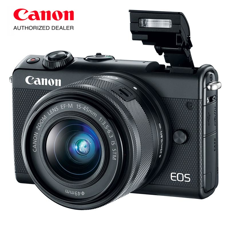 Máy Ảnh Canon EOS M100 ( Đen) Kit 15-45mm F/3.5-6.3 IS STM Chính Hãng