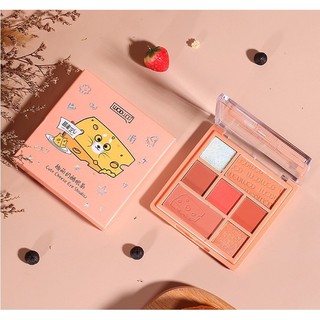 Bảng Phấn Mắt WODWOD 7 Ô  Cute Cheese Eye Shadow W780