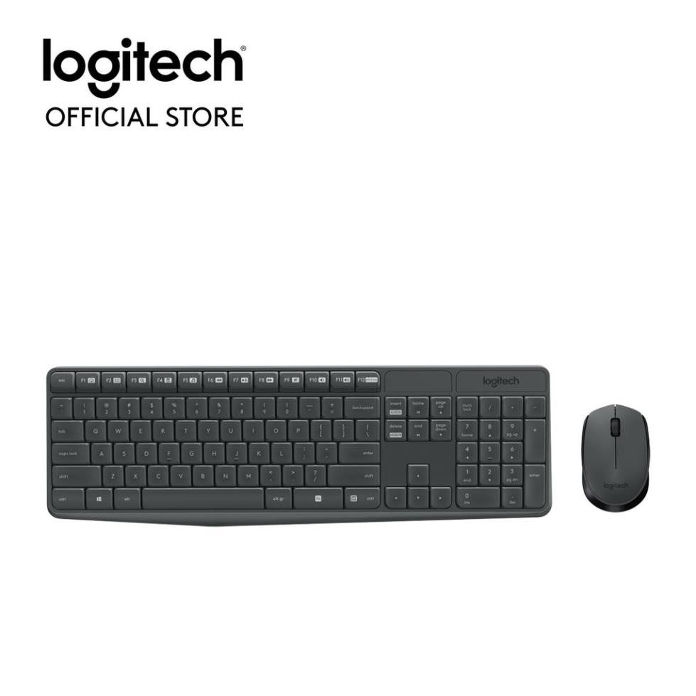 [ GIÁ TỐT NHẤT ] Bộ bàn phím chuột không dây Logitech MK235 - [ mimishop.hp ]