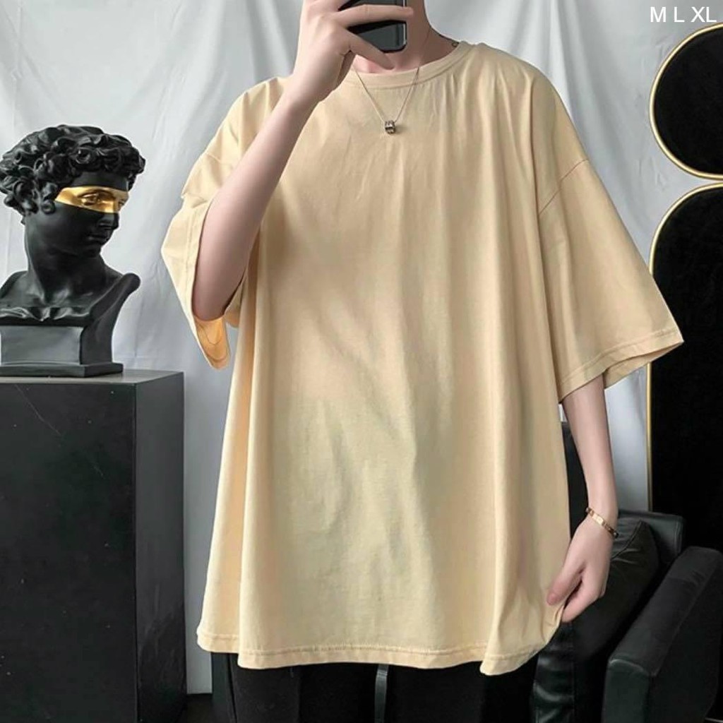Áo thun trơn unisex, polo nam nữ tay lỡ from rộng, Áo phông trơn unisex, polo nam nữ cổ tròn đẹp, Arora AR27 | BigBuy360 - bigbuy360.vn