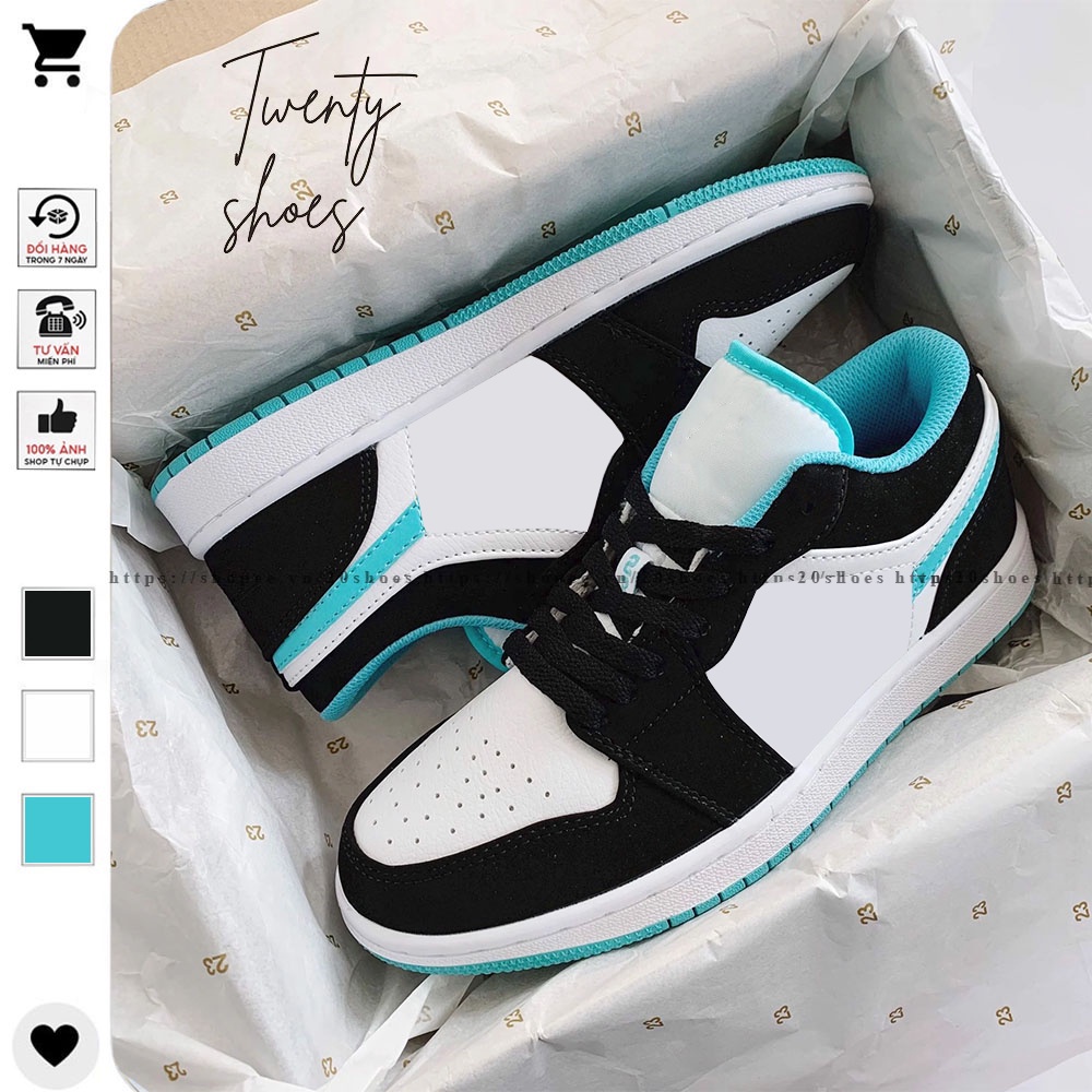 Giày Jordan Cổ Thấp, Giày JD1 Low Island Green Hàng Cao Cấp Full Box Bill TWENTYSHOES