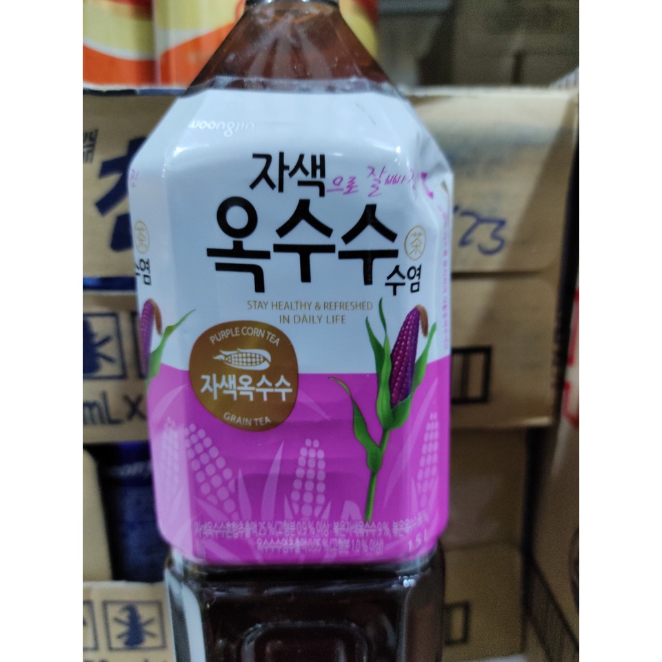 Trà râu ngô, râu bắp hàn quốc 1.5l - 옥수수 수염차