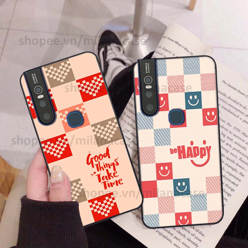 Ốp Vivo V15 / V15 Pro caro họa tiết nhiều màu sắc siêu đẹp thời trang cá tính