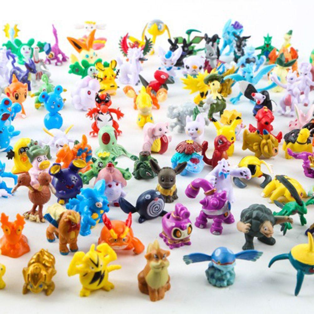 Bộ 144 Mô Hình Thú Pokemon Mini Xinh Xắn Dùng Trang Trí