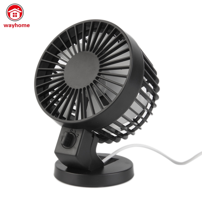 Portable Double-vane Mini USB Desktop Computer Fan With Double Side Fan Blades For Home Office 