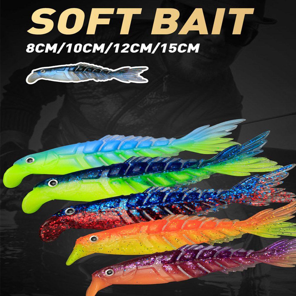 MUVAKO Mồi Câu Cá Nhân Tạo Bằng Nhựa Mềm Tiện Dụng