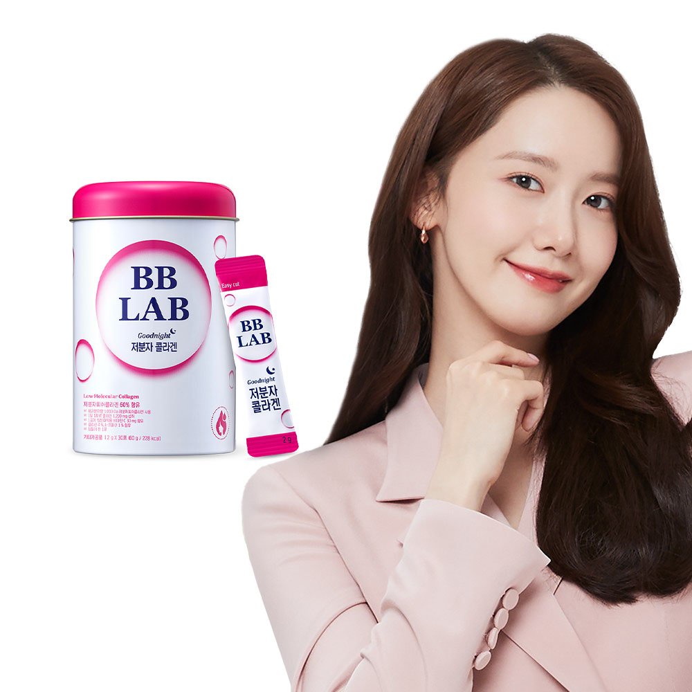 Bột bổ sung collagen sáng da căng bóng, chậm lão hóa, uống ban đêm Bb Lab Low Molecular Collagen (hộp 30 gói)