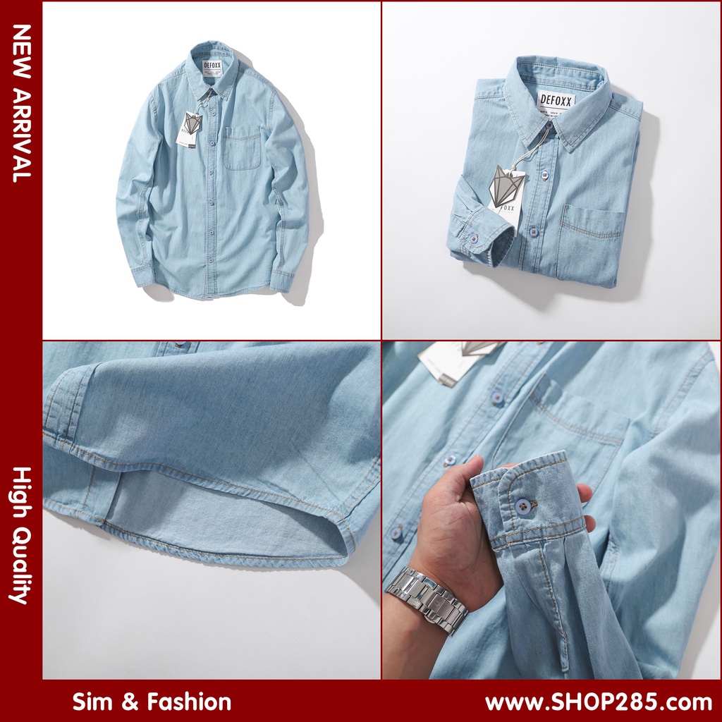 Áo sơ mi denim SLIMFIT và 1 vài mẫu sơmi kaki tay dài siêu đẹp💖đẹpcháyhàng vài mã rồi anh em💖
