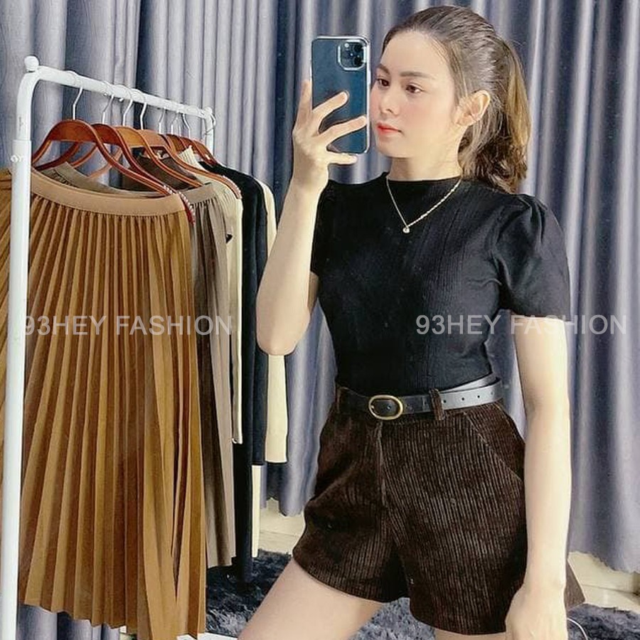 Áo Len Nữ Tay Lỡ Bồng Gân Tăm Cổ Lọ Hàng Quảng Châu 93HEY AL08 | BigBuy360 - bigbuy360.vn