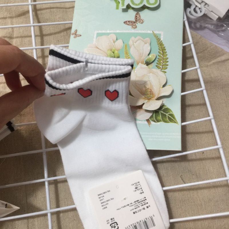 Tất Thêu Nhiều Tìm Vớ Thêu Tim