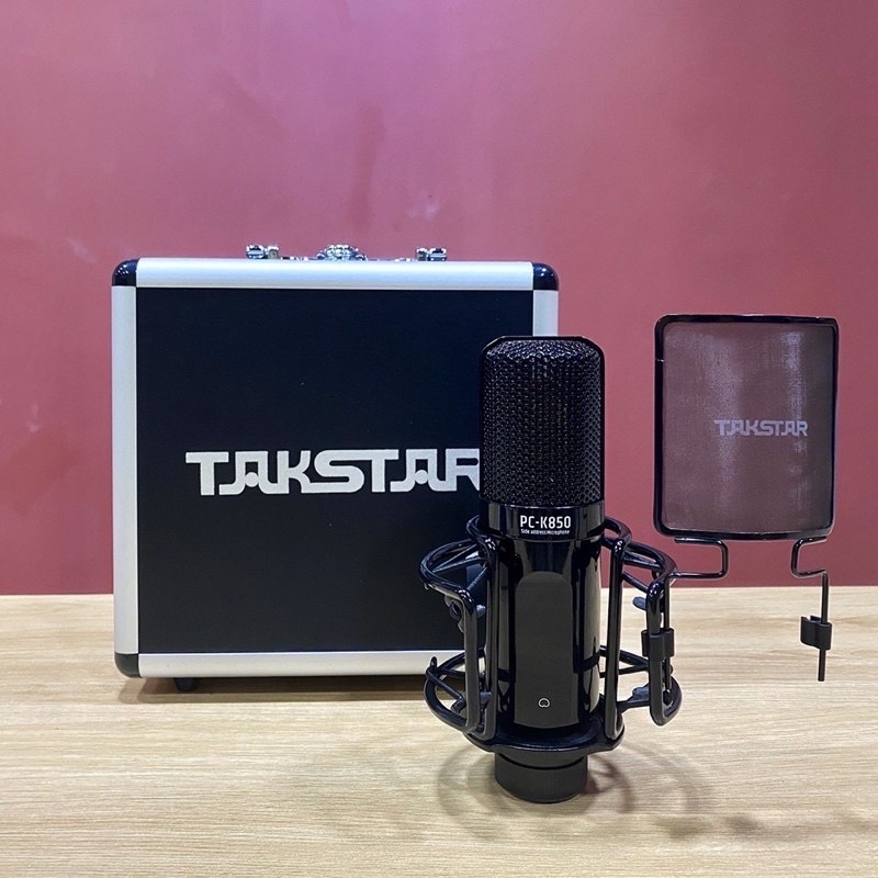 Combo Mixer Max 68 Pro Và Micro Takstar PC K850 Cao Cấp Chuyên Hát Livestream,Karaoke online Bảo Hành 2 Năm