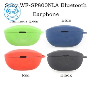 Vỏ Bảo Vệ Hộp Sạc Tai Nghe Không Dây Sony Wf-Sp800N Truly Bằng Silicon Chống Bụi Chống Dấu Vân Tay Đen