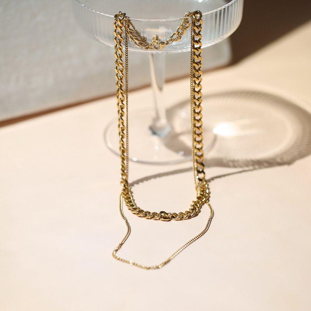 Vòng cổ Phong Cách Hip Hop Hàn Quốc WMES15H Y2K Đơn Giản Thời Trang Cho Nữ