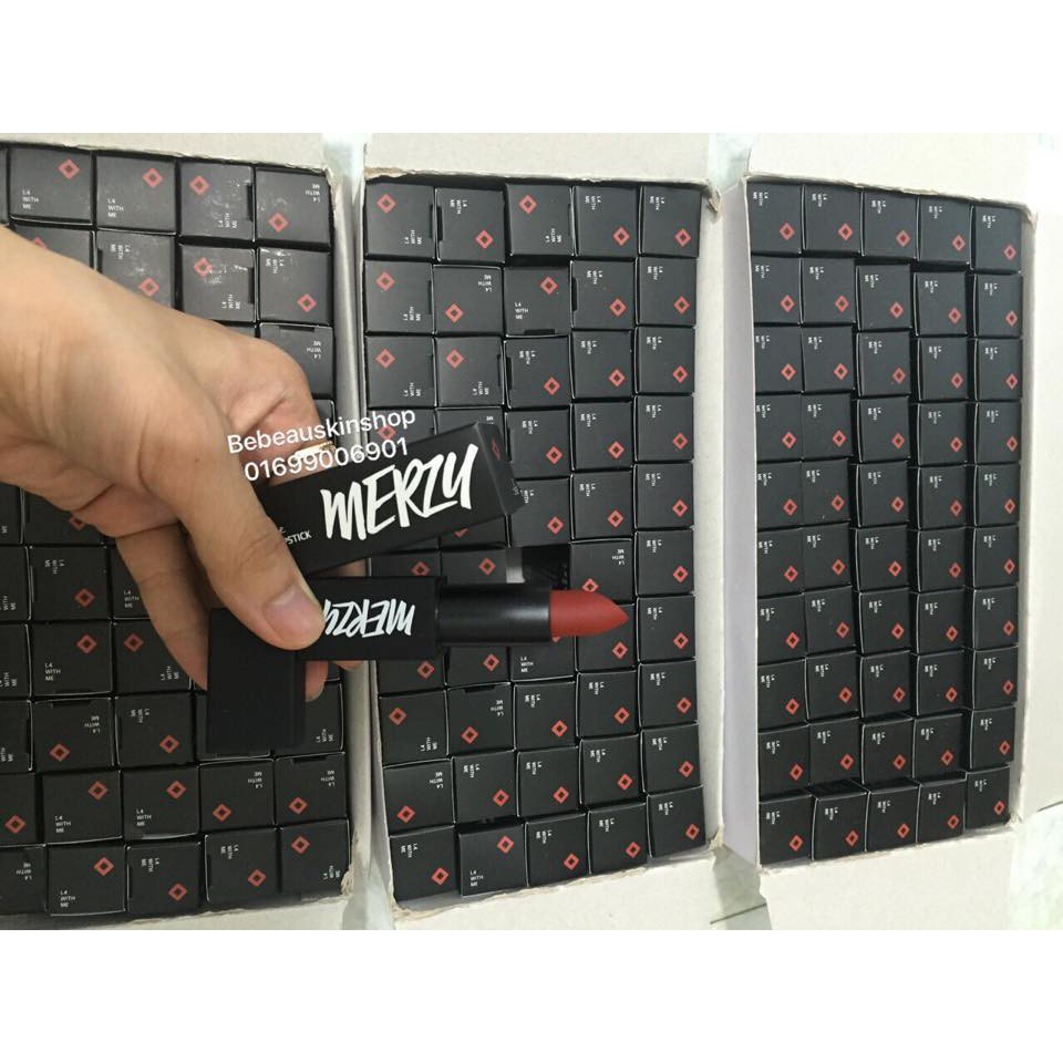 Merzy - Son kem thỏi Merzy Another Me The First Velvet Tint V6 (Auth - Sẵn màu mới kem thỏi)