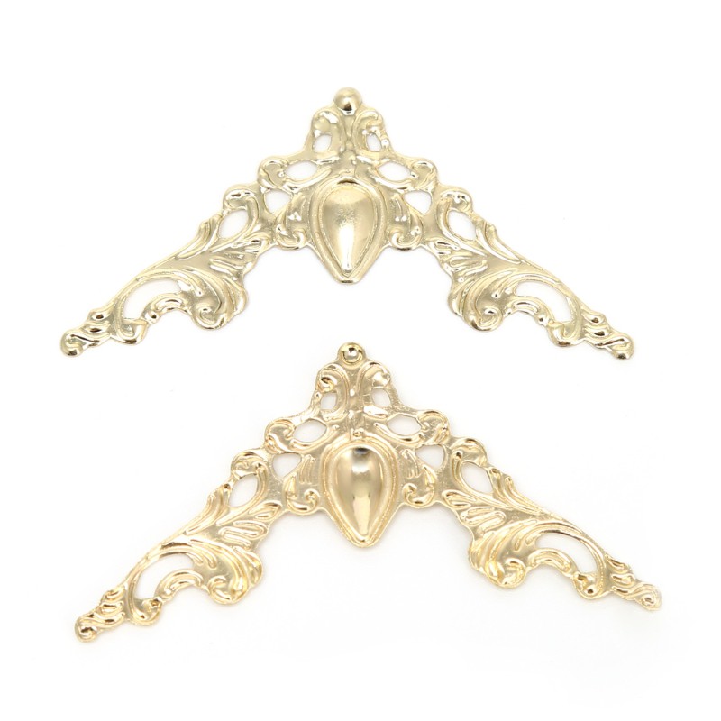 Set 30 phụ kiện nẹp góc bằng kim loại dùng trang trí tập ảnh/sổ tay